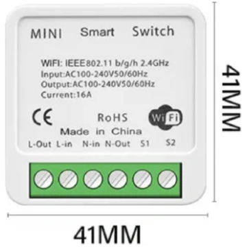 WiFi Mini Smart Switch 2 Way Smart Home Automation