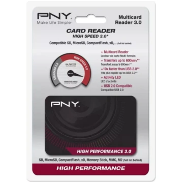 Kardlasītājs PNY High Performance Reader 3.0 USB 3