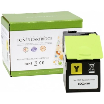 Static Control Toner Cartridge Yellow, Compatible 