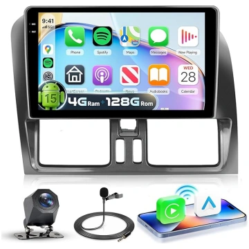 4G+128G Autoradio Android 15 für Volvo XC60 2008-2