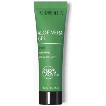 98% Natural Aloe Vera Gel by Aurodhea, 10 ml, CU07
