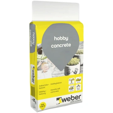 Cementa java rokdarbiem weber HobbyConcrete, 15KG