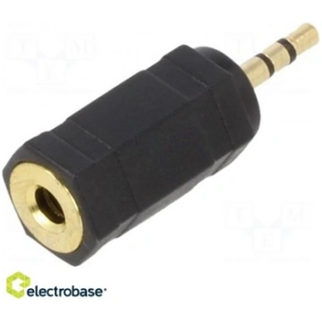 Adapter; Jack 2.5mm 3pin plug,Jack 3.5mm socket; b