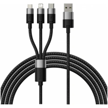 3in1 USB cable Baseus StarSpeed Series, USB-C + Mi