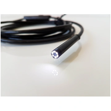 Endoskops 8 mm 720P ar cieto vadu 5 m