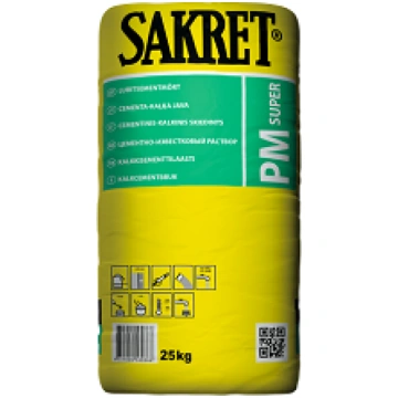 Sakret PM-Super (mūrēšanas-apmešanas java) 25kg s-