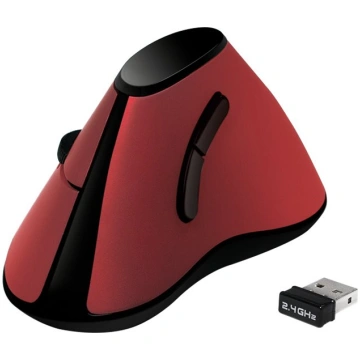 LogiLink Ergonomic Vertical - vertical mouse - 2.4