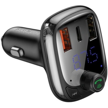 FM modulators - Baseus - S-13 - 2x USB - Type-C - 