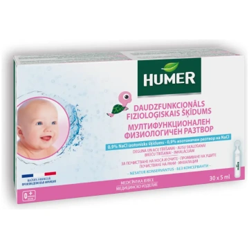 Humer daudzfunkcionāls fizioloģiskais NaCl šķīdums