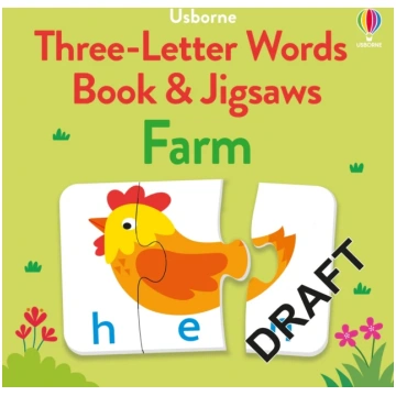 First Words Jigsaw Book: Farm Nolan, Kate