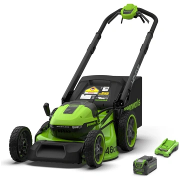 Akumulatora zāles pļāvēja pašgājējs Greenworks MO4