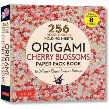 Origami Cherry Blossoms Paper Pack Book: 256 Doubl