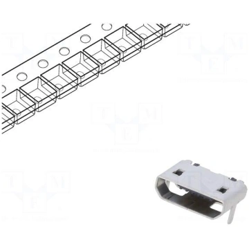 Connector: USB B micro | socket | SMT | PIN: 5 | h