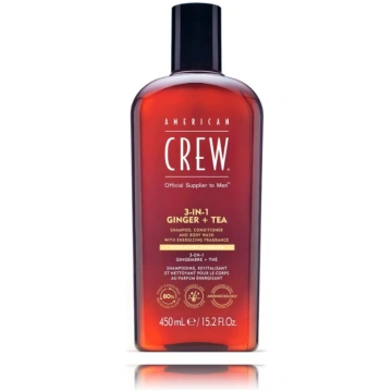 American Crew Ginger+ Tea 3in1 enerģisks šampūns /