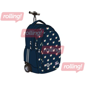 Mugursoma ar riteņiem St.Right Rainbow Cats, 26 L