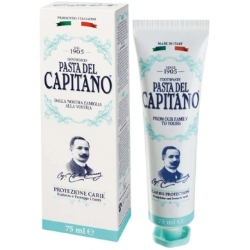 Zobu pasta pret aplikumu un kariesu Capitano Prote