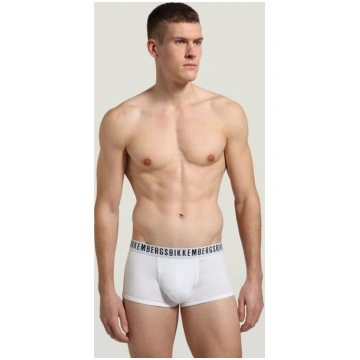 White 2-pack men's boxers in stretch cotton