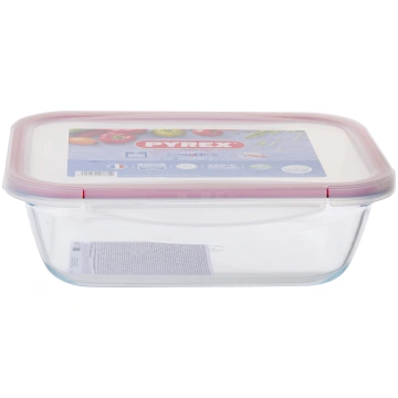 Pārtikas trauks Pyrex, 3.5 l, caurspīdīga krās