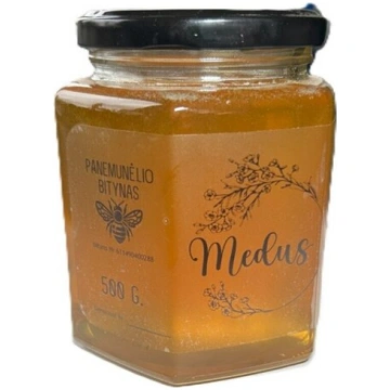 Lietuvas lauka ziedu medus, 500g Panemunėlio bityn
