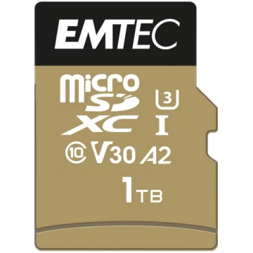Emtec MicroSDXC 1TB UHS-I U3 V30 A2 SpeedIN Pro EC