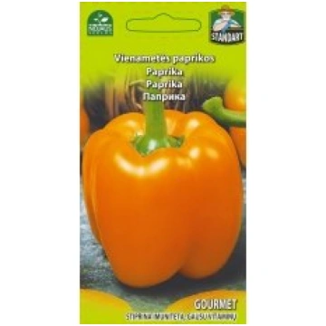 Standart vegetable Sēklas paprika oranža Gourmet 0
