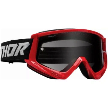 THOR Motokrosa brilles Combat Racer sarkanas/pelēk
