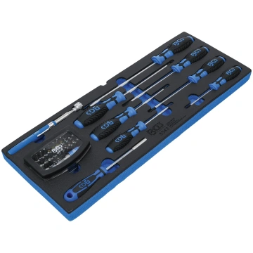 FOAM TRAY FOR BGS 3312: SCREWDRIVER, BIT SET AND M