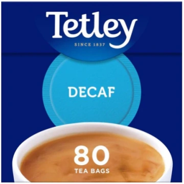 Tetley Decaffeinated Tea Bags 80 per pack
