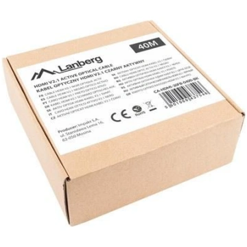LANBERG HDMI CABLE M/M V2.1 40M 8K OPTICAL AOC CA-