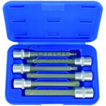 Uzgaļu komplekts, 6 gb., 1/2", 140 mm, spline M5 1