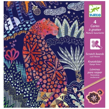 DJECO Skrāpējamās kartiņas - Dabas svaigums DJ0972