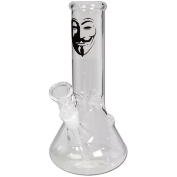 Stikla ūdenspīpe Anonīms 21cm - Bongi.lv kvalitāte