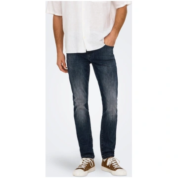ONSLOOM Zems kāpums Slim Fit Džinsi ONLY & SONS