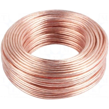 Wire: loudspeaker cable | 2x4mm2 | stranded | CCA 