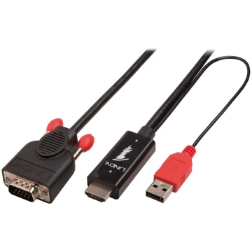 Lindy HDMI to VGA cable with USB Type A for power 