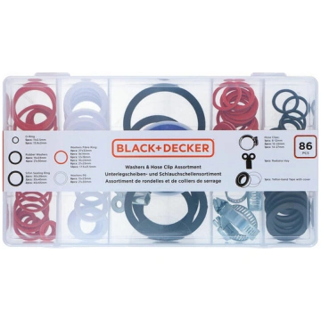 Blīvju, plākšņu un skavu komplekts Black & Decker,