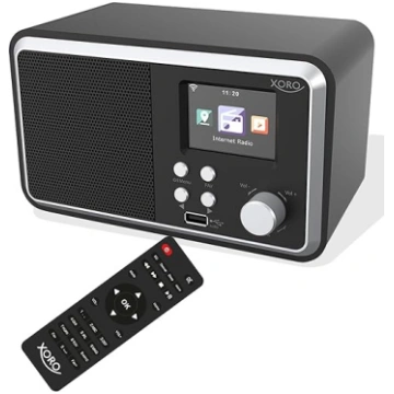 Digitālais WLAN interneta radio Xoro DAB 300 IR ar
