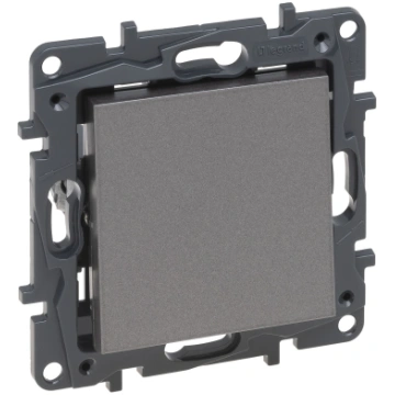 Legrand Niloe Step 863401 1-kanāla slēdzis (pelēks