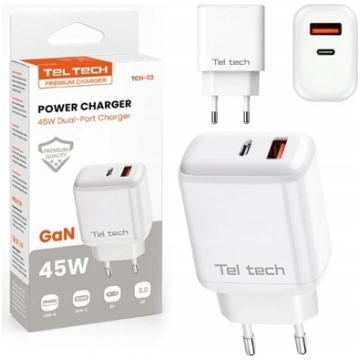 adowarka Teltech Teltech adowarka sieciowa GaN USB