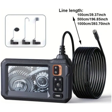 HD rūpniecības endoskops ar 10.92cm LCD ekrānu - e