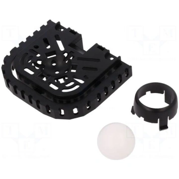 Ball casters | white | Kit: ball,housing | push-in