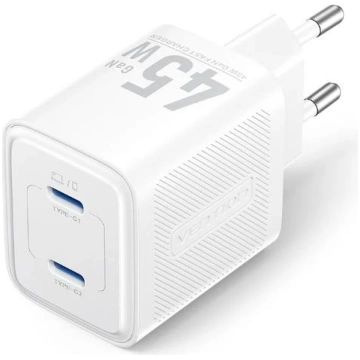 MOBILE CHARGER WALL 45W USB-C/2P WHITE FEFW0-EU VE