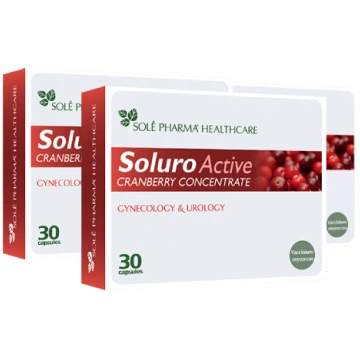 3x Soluro® Active, 30 kapsulas