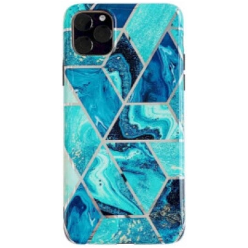 Fusion Geometric Marble Silikona Aizsargapvalks Sa