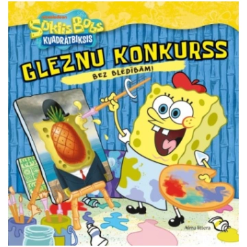 Sūklis Bobs Kvadrātbiksis. Gleznu konkurss bez blē