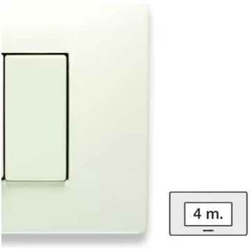 PLACCA Modo MIX 4 posti BIANCO ASPEN MASTER