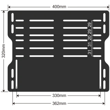 Baseplate SIMSONN Simulator Simracing - Silver XBP