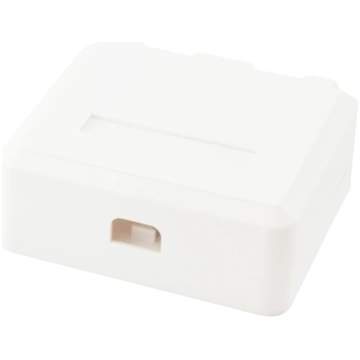 Equip 2-Port Keystone Jack Surface Mount Box 12512
