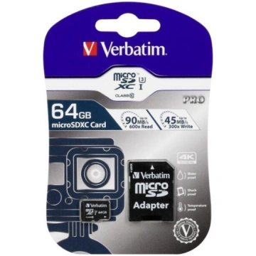 Atmiņas karte telefonam Verbatim (47042), 64GB, Mi