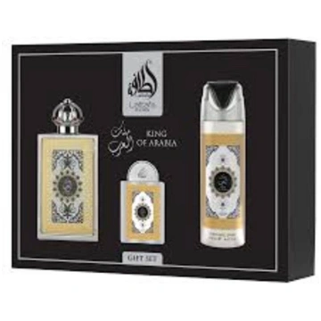 Lattafa King Of Arabia Gift set EDP 100 ml, deospr